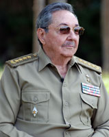 Presidente de los Consejos de Estado y de Ministros de la República de Cuba, General de Ejército Raúl Castro Ruz